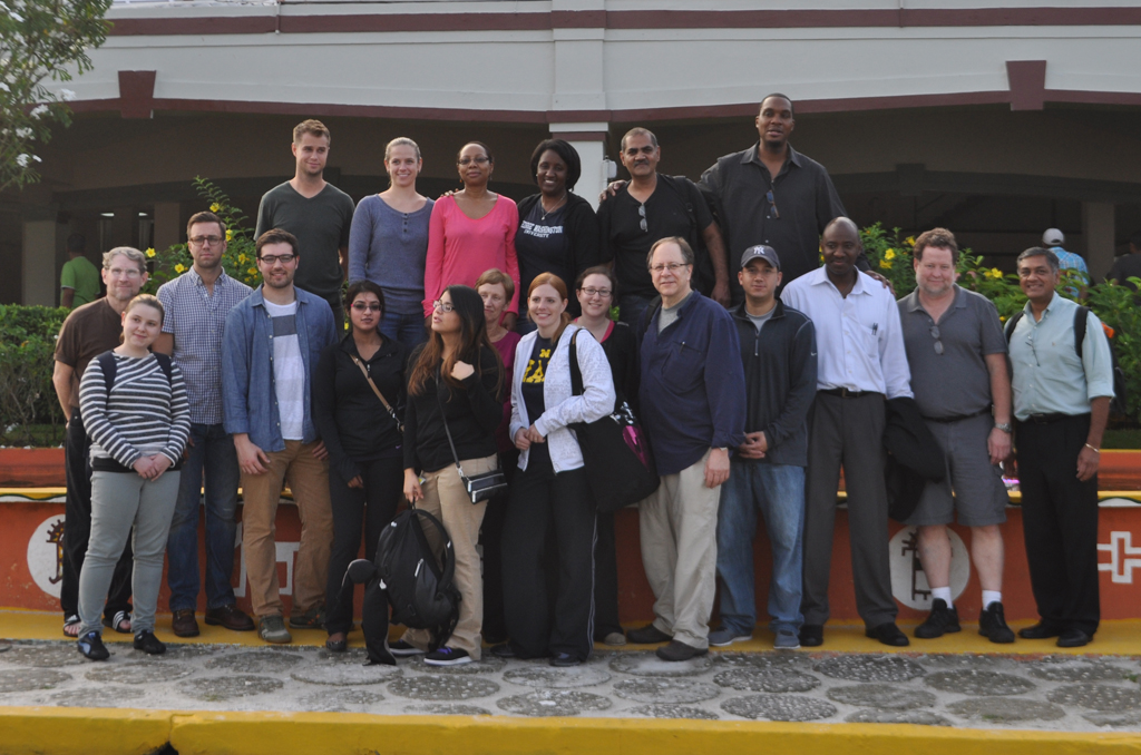 Group photo of doctors in Guyana