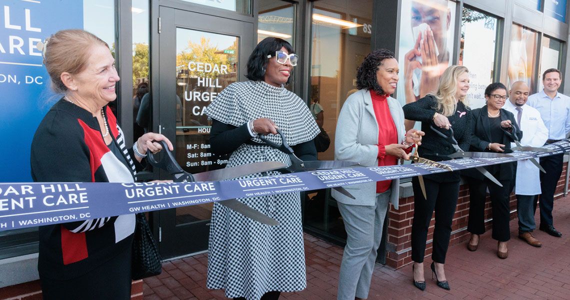 MFA Urgent Care site ribbon cutting