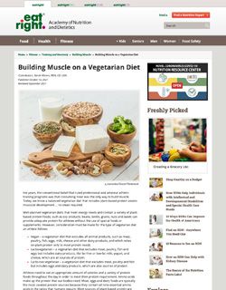 building muscle on a vegetarian diet article preview