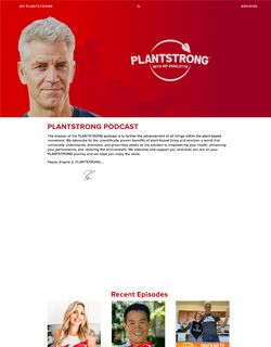 plantstrong podcast - website preview