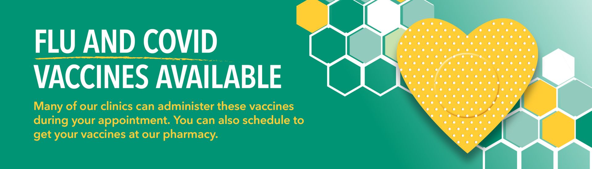 Flu & COVID Vaccines Available 