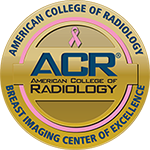 American College of Radiology Breast Imaging Center of Excellence seal