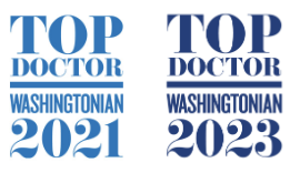 Washingtonian Top Doctor 2021 and 2023