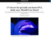 UV dryers for gel nails can harm DNA, study says. Should I use them?