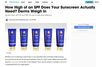 How High of an SPF Does Your Sunscreen Actually Need? Derms Weigh In