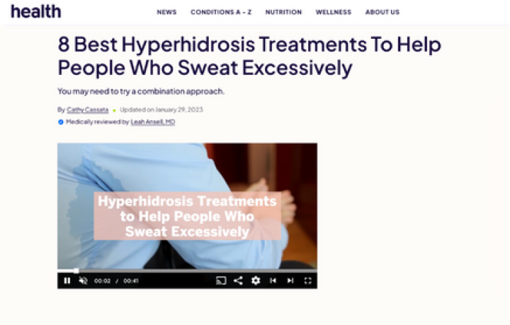 8 Best Hyperhidrosis Treatments To Help People Who Sweat Excessively